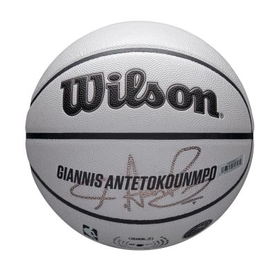 Wilson NBA Player Icon UV Giannis Antetokounmpo Size 7 - Hvit - Ball Wilson NBA Player Icon UV Giannis Antetokounmpo Size 7 - Hvit - Ball