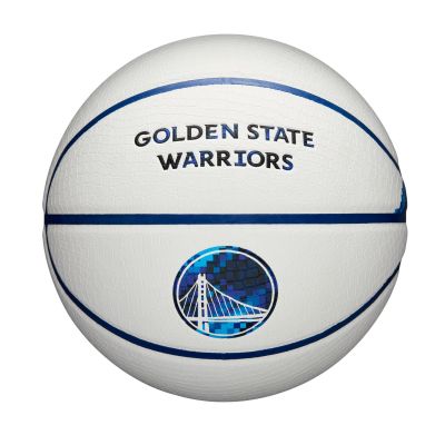 Wilson NBA Team Pixel Basketball Golden State Warriors 7 - Hvit - Ball Wilson NBA Team Pixel Basketball Golden State Warriors 7 - Hvit - Ball